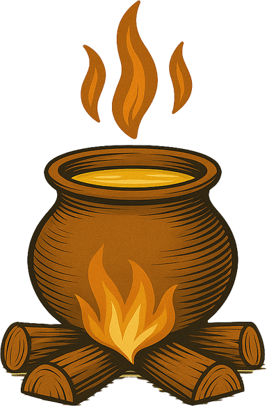 আগুনে রান্না